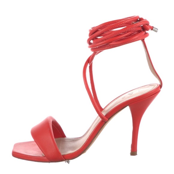 Iro Paris Leather Heel Sandals